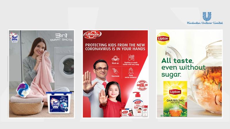 Print advertisements of HUL brands - Surf excel Matic 3 in 1 smart shots, Lifebuoy and Lipton Darjeeling long leaf tea