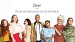 Dove Real Beauty campaign poster with a diverse group of women standing in a line