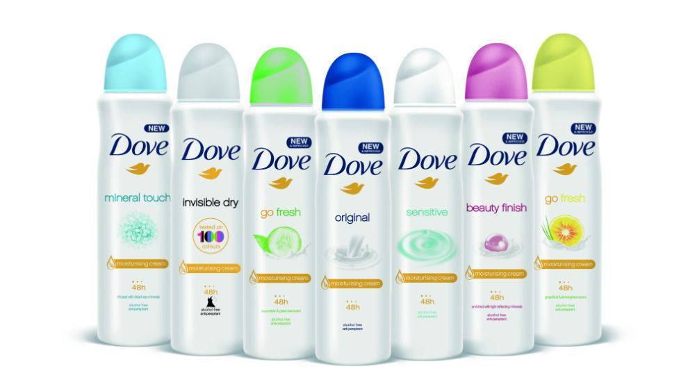 New Dove Antiperspirants Unilever