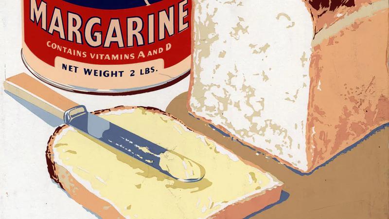 An advert for margarine