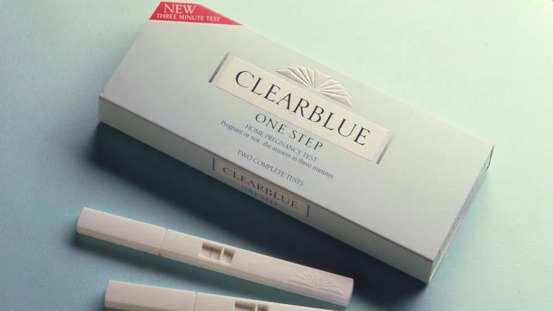 A ClearBlue home pregnancy test kit