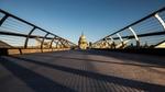 A view of St Paul's from millennium bridge