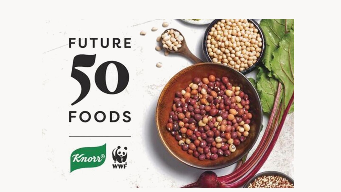 Danh sách 50 thực phẩm của tương lai (Future 50 Food) do nhãn hàng Knorr phát triển