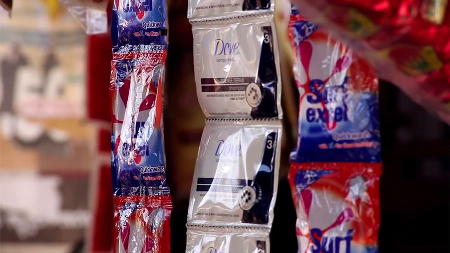 Refill packs of Surf and Dove