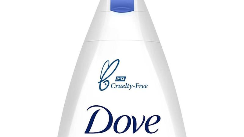 Produit Dove avec le logo PETA Cruelty-Free