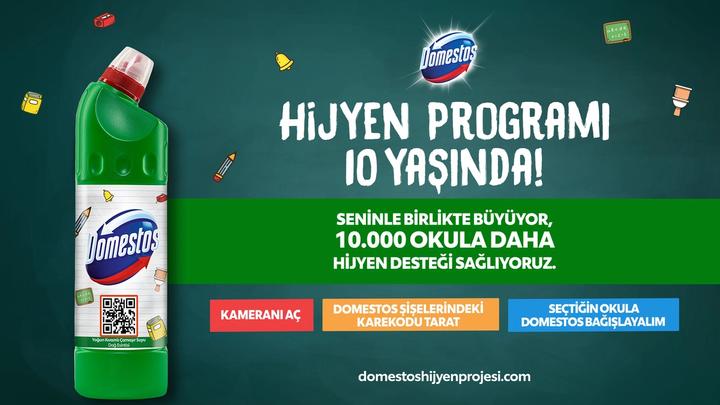 Domestos Hijyen Programı 10 Yaşında