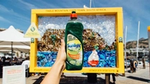Sunlight dishwash bottle.