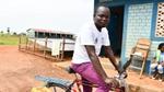 Image of Thierry – a refugee volunteer from the Central African Republic