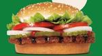 Vegetarian Butcher Whopper with Burger King