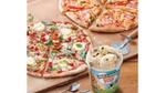 2 pizzas together with Ben & Jerry s Pint