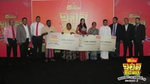 Press Conference photo of Unilever and Sathosa recognise the winners