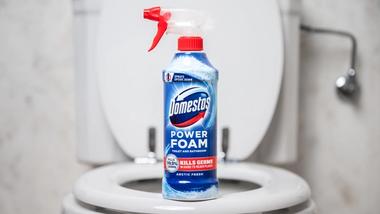 Premium Power-Focused Cleaning Products : New Domestos Power Foam