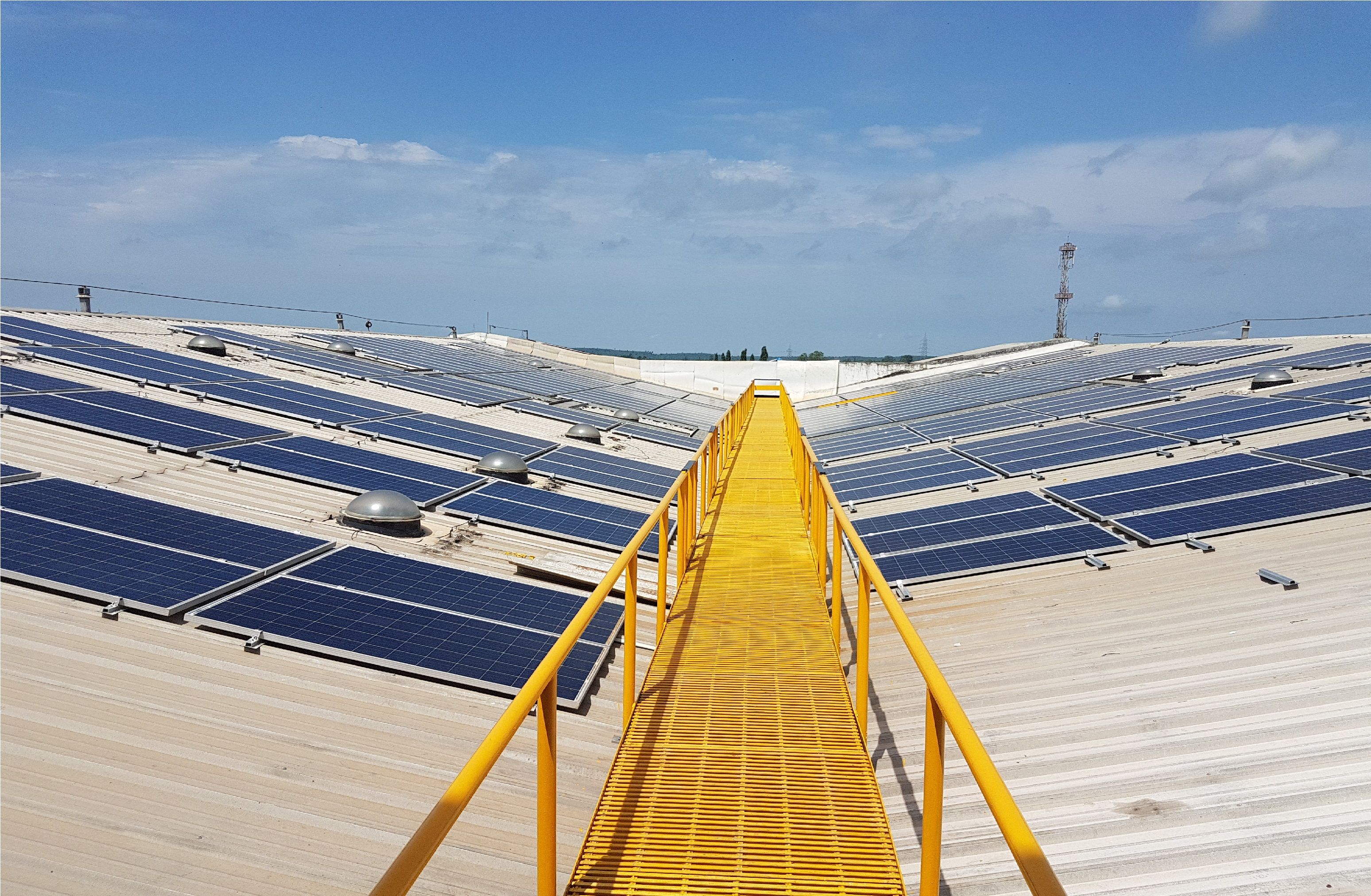 A set of solar panels