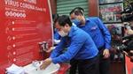 Trạm rửa tay dã chiến trong chương trình Vững vàng Việt Nam 2020