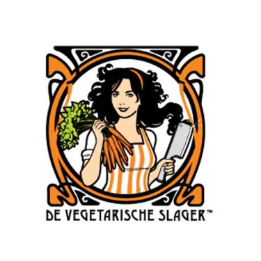 The vegetarian butcher logo
