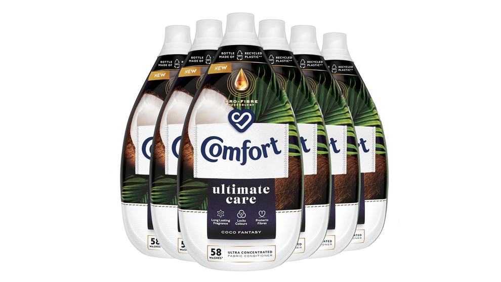 Six bottles of Comfort Ultimate Care
