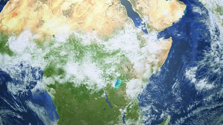 Space view of Africa and the Middle East