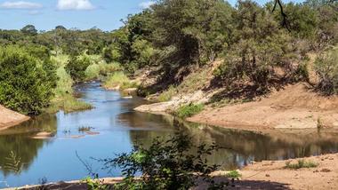 The Sabie River running through Kruger National Park in South Africa