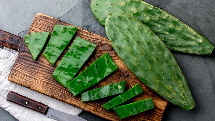 Cactus chopped