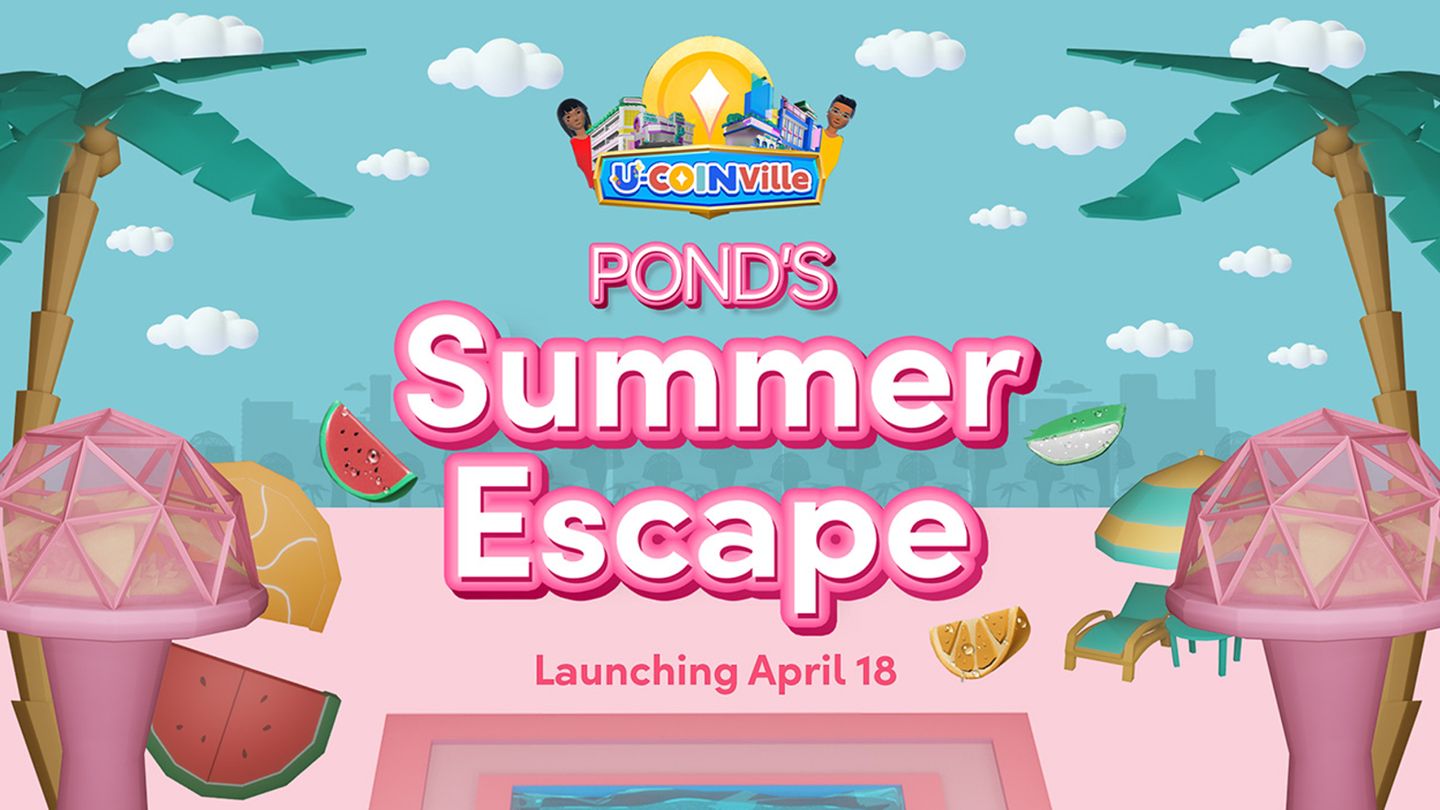 Pond's Summer Escape available on U-COINVille metaverse