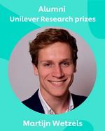 Alumni Unilever Research Prize Martijn Wetzels