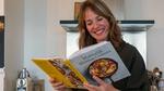 Erin Groot Hermsen with the ‘Easy Middle Eastern’ cookery book