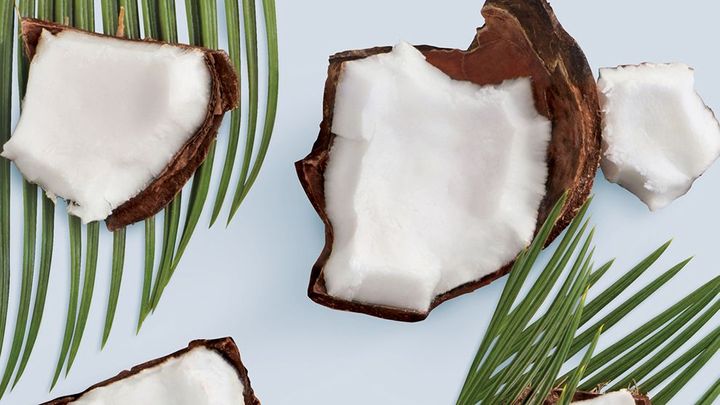 Pieces of coconut