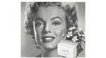 A black and white advert featuring Marilyn Monroe advertising LUX soap. The ad was used in the Netherlands in 1953.