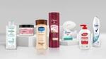 An image of a selection of Unilever brands like Simple, Vaseline, Dove and Lifebuoy, committed to Positive beauty.