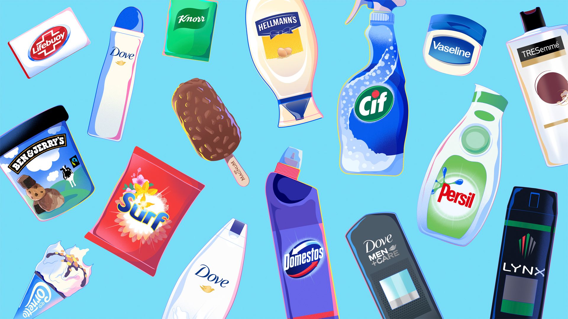 Multi product illustration