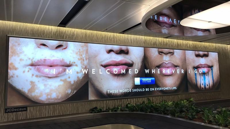 Vaseline Lip Care's purpose driven digital advertising at Singapore's Changi Airport