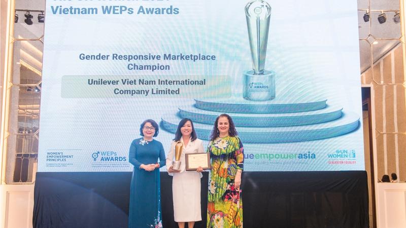 Unilever Việt Nam chiến thắng tại WEPs Awards 2021