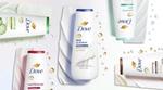 A selection of new Dove Body Wash bottles. 