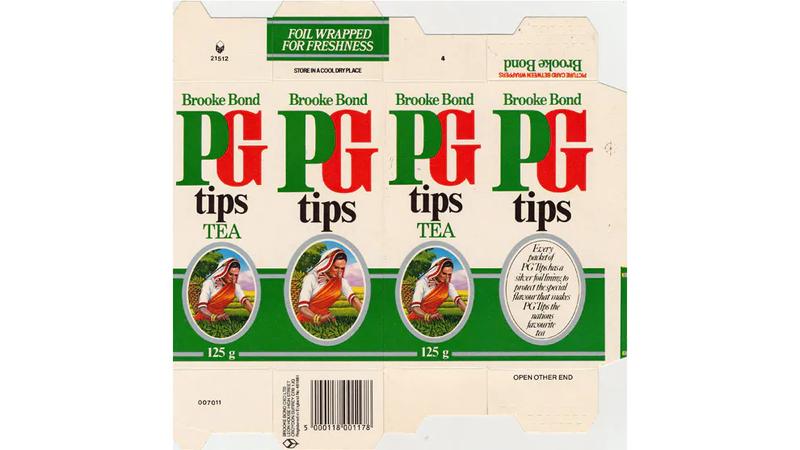 Packaging for PG Tips