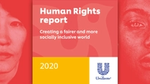 The cover of Unilever’s Human Rights Report 2020
