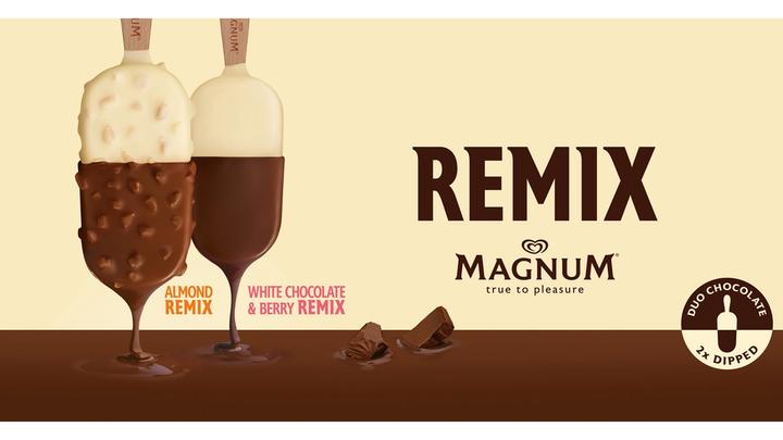 Magnum’s Remix ice creams