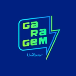 Logo azul da Garagem Unilever
