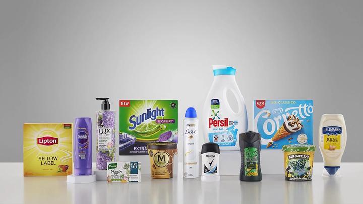 Unilever’s top 13 brands – each with a turnover in excess of €1 billion. 