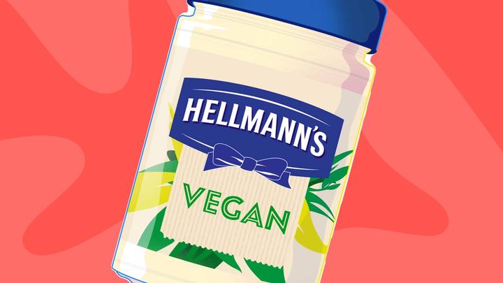 Hellmann's Vegan Mayo illustration
