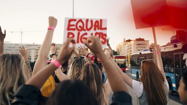 Protest on streets for equal rights