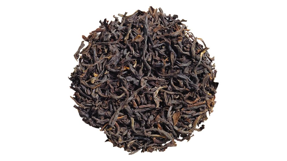 Black tea in a pile