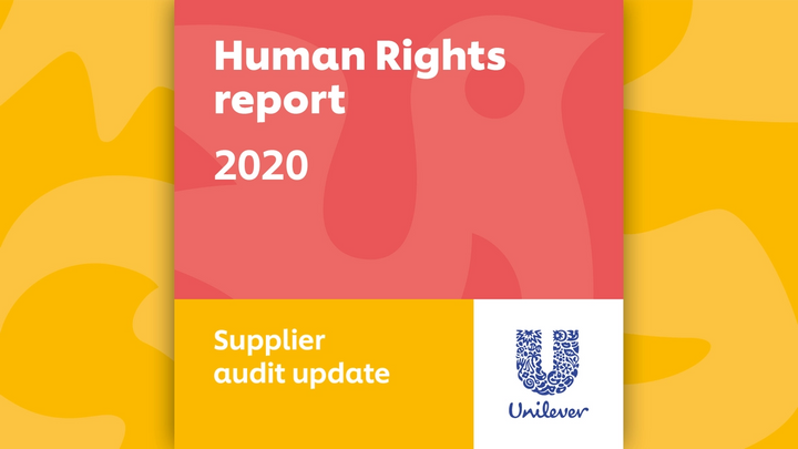 Cover of Unilever’s 2020 Supplier Audit Update report