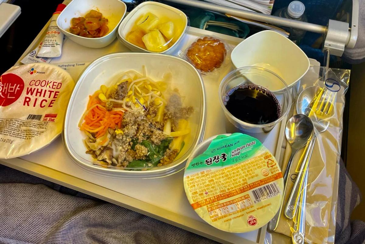 Korean Air flight to Seoul