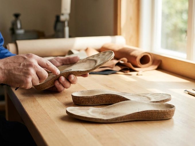Orthopädische Einlagen in der Werkstatt