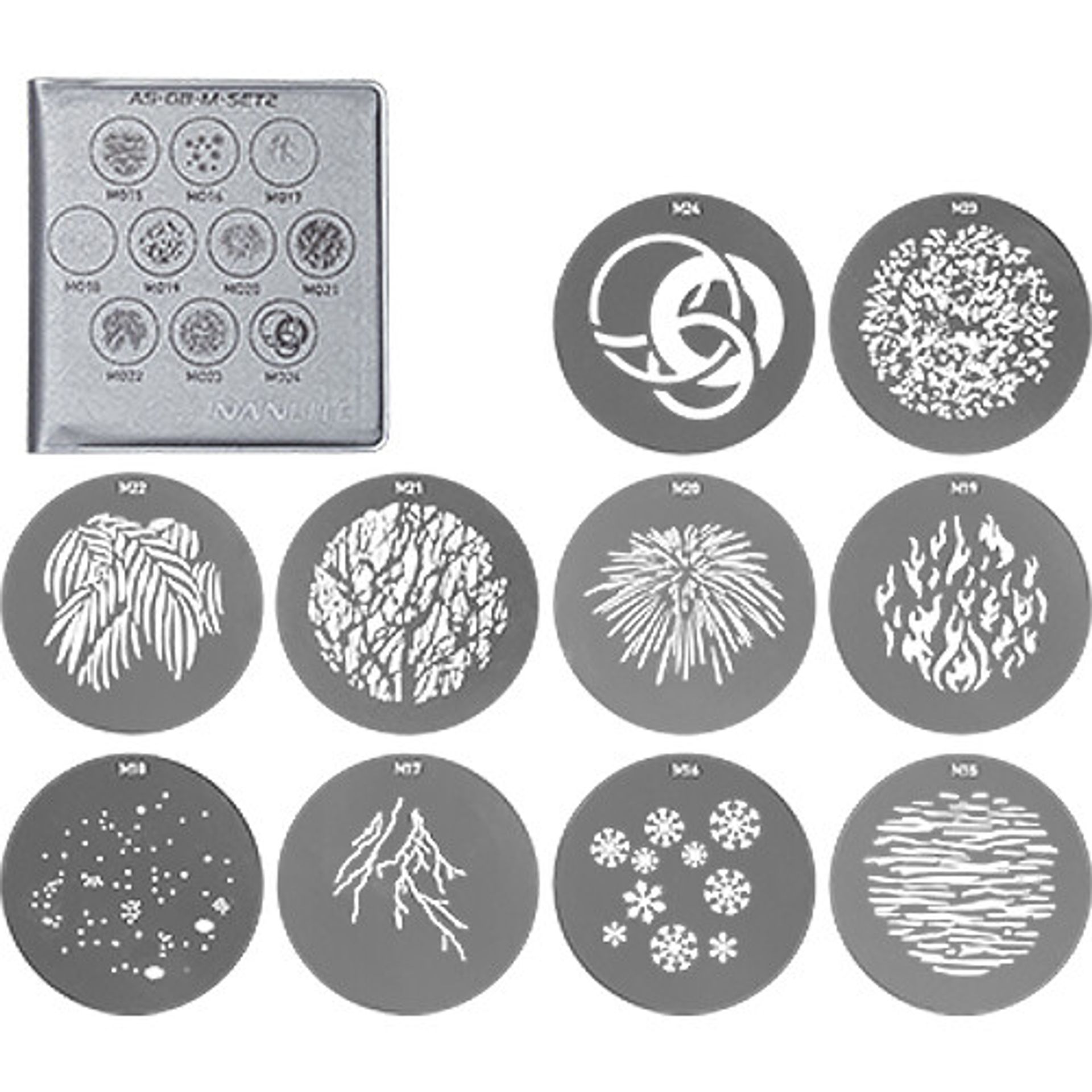 Nanlite M-Size Gobos for Projection Attachment (Set 2)
