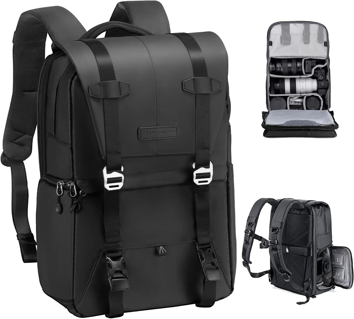 Camera Backpack 20L Urban Wander 01(Black)