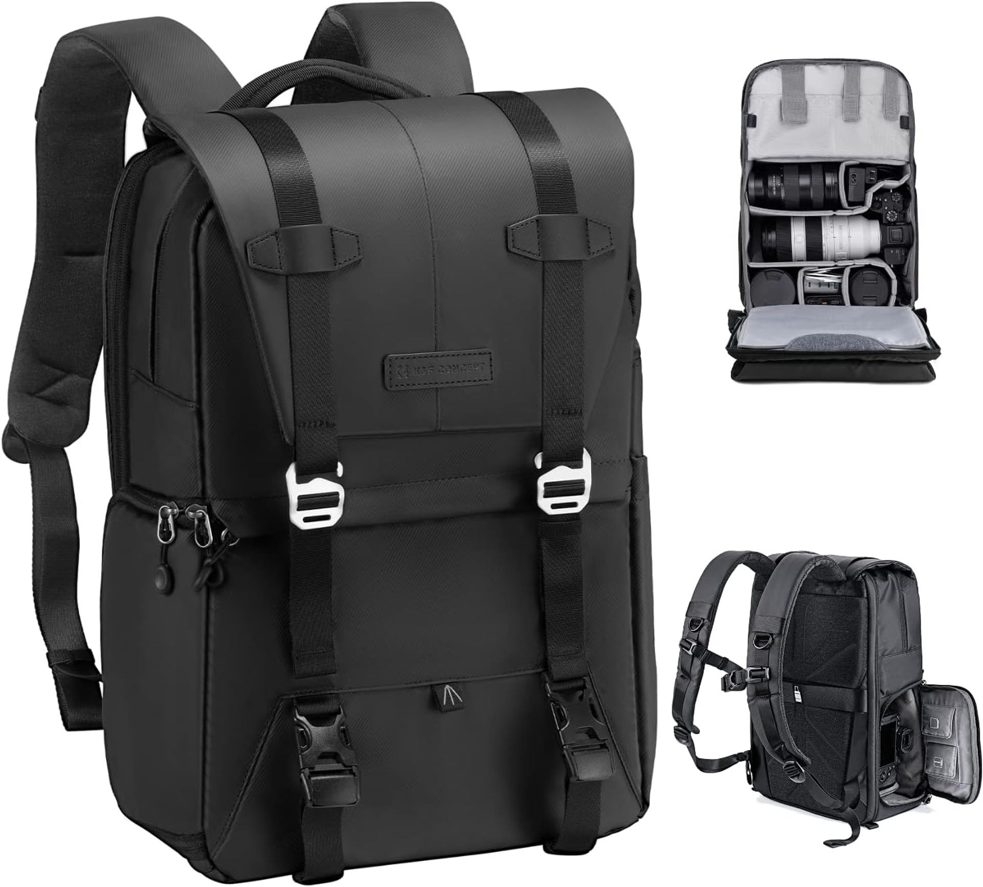 Camera Backpack 20L Urban Wander 01(Black)