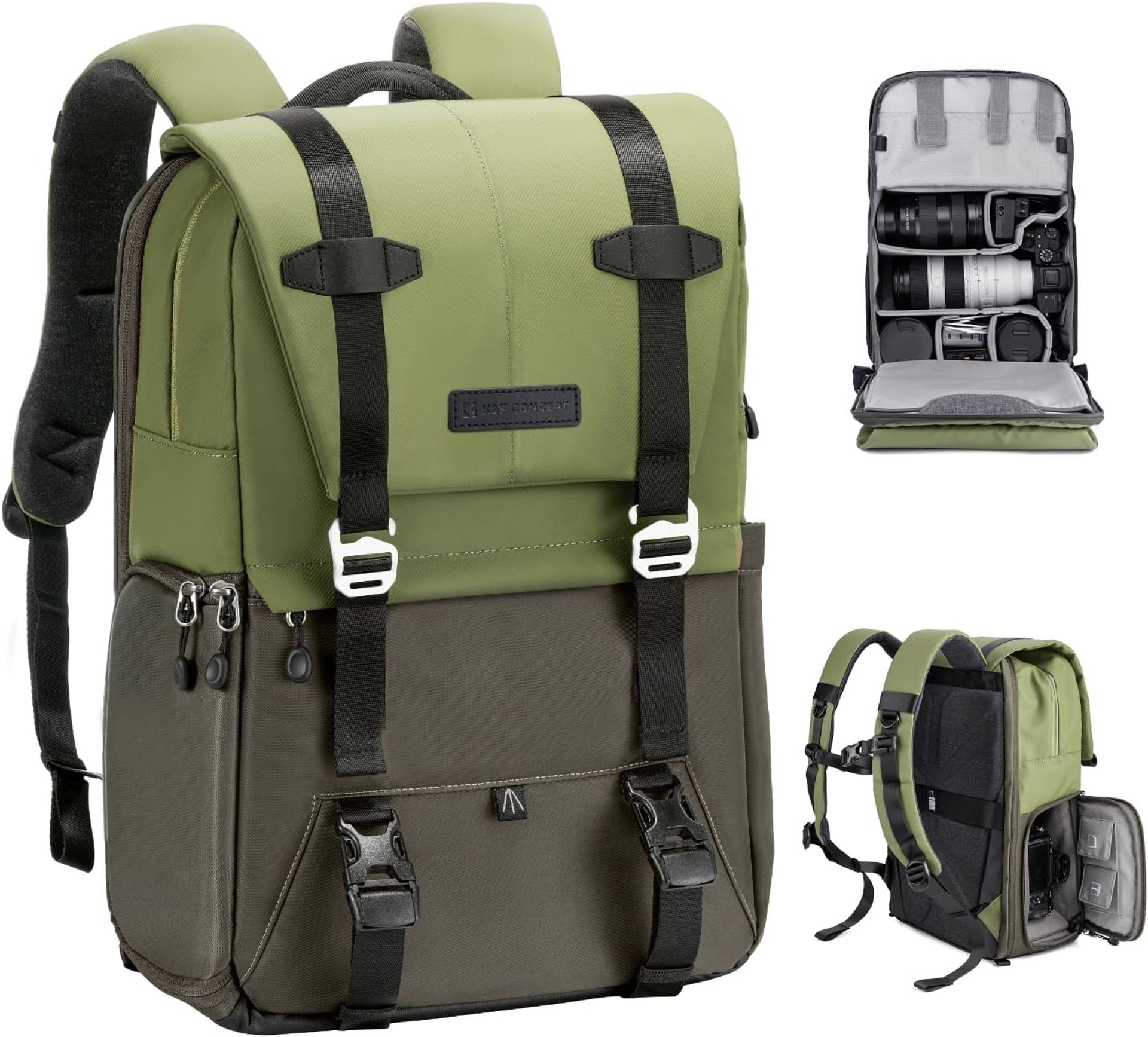Camera Backpack 20L Urban Wander 01(Green)