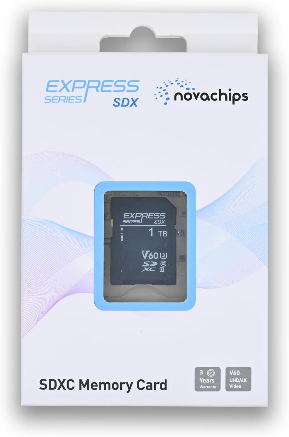 Novachips 1TB SDXC UHS-II V60 Memory Card