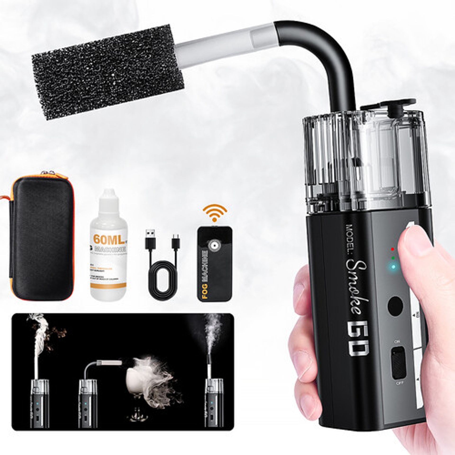 LENSGO SMOKE GO All-in-One Handheld Fog Machine (30W)
